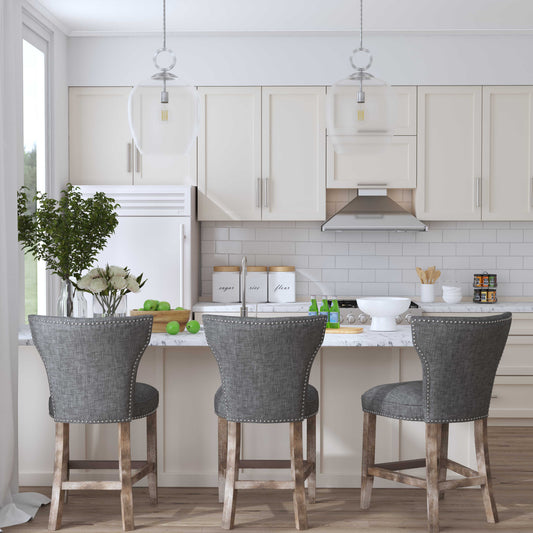 Arnaud Charcoal Counter Stool