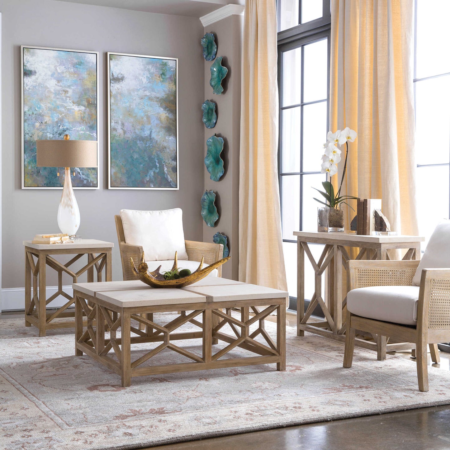 Catali Stone End Table