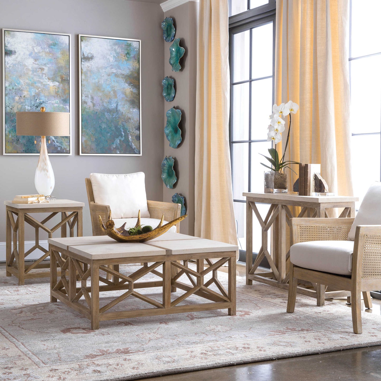 Catali Stone End Table