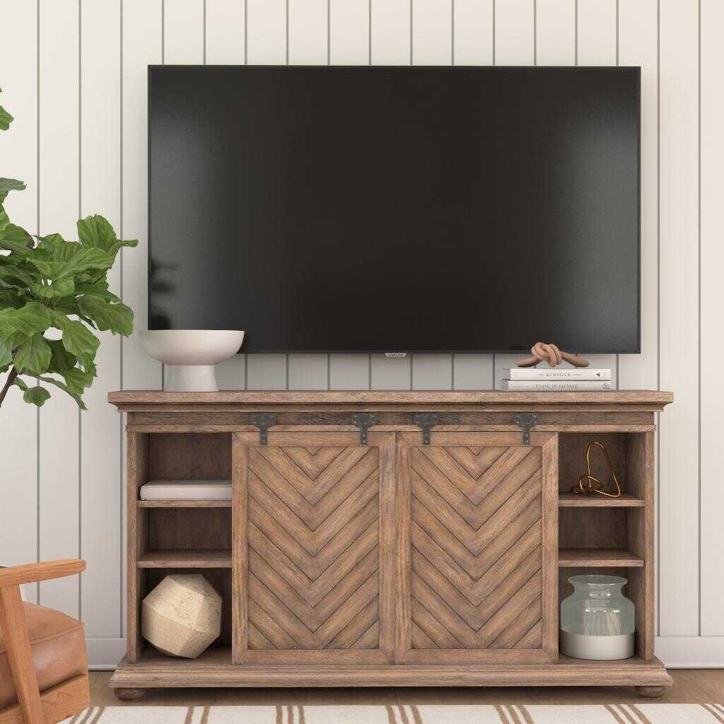 Primalia Barn Door Media Console