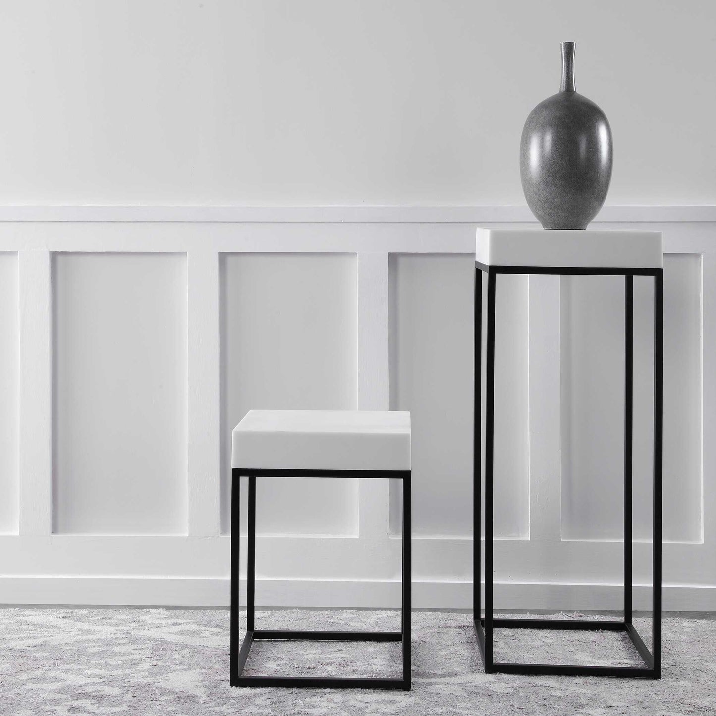 Gambia Marble Plant Stand