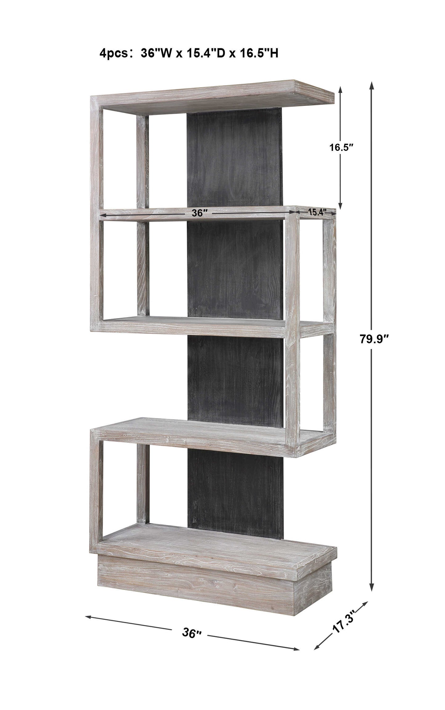 Nicasia Modern Etagere