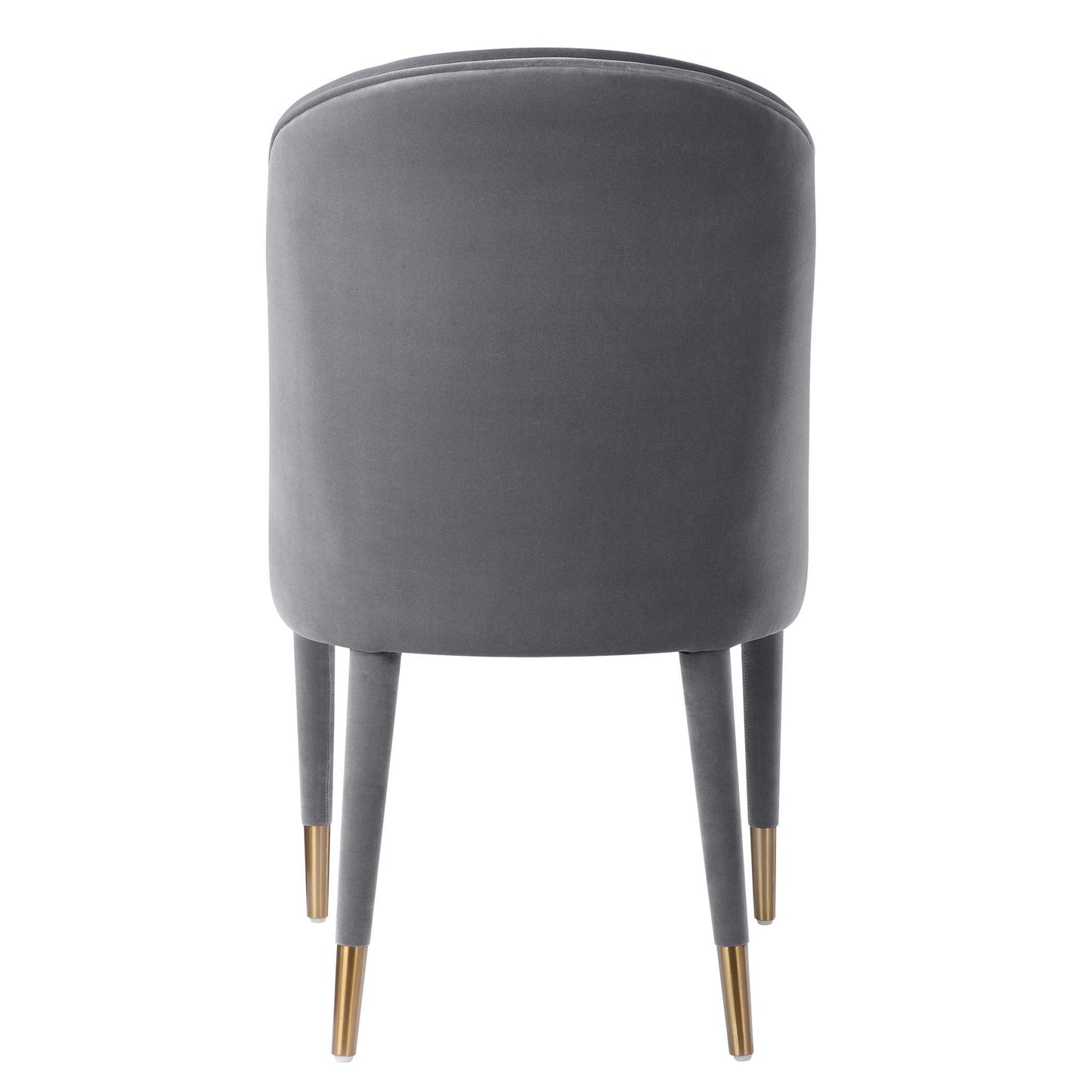 Brie Armless Chair Gray Set Of 2