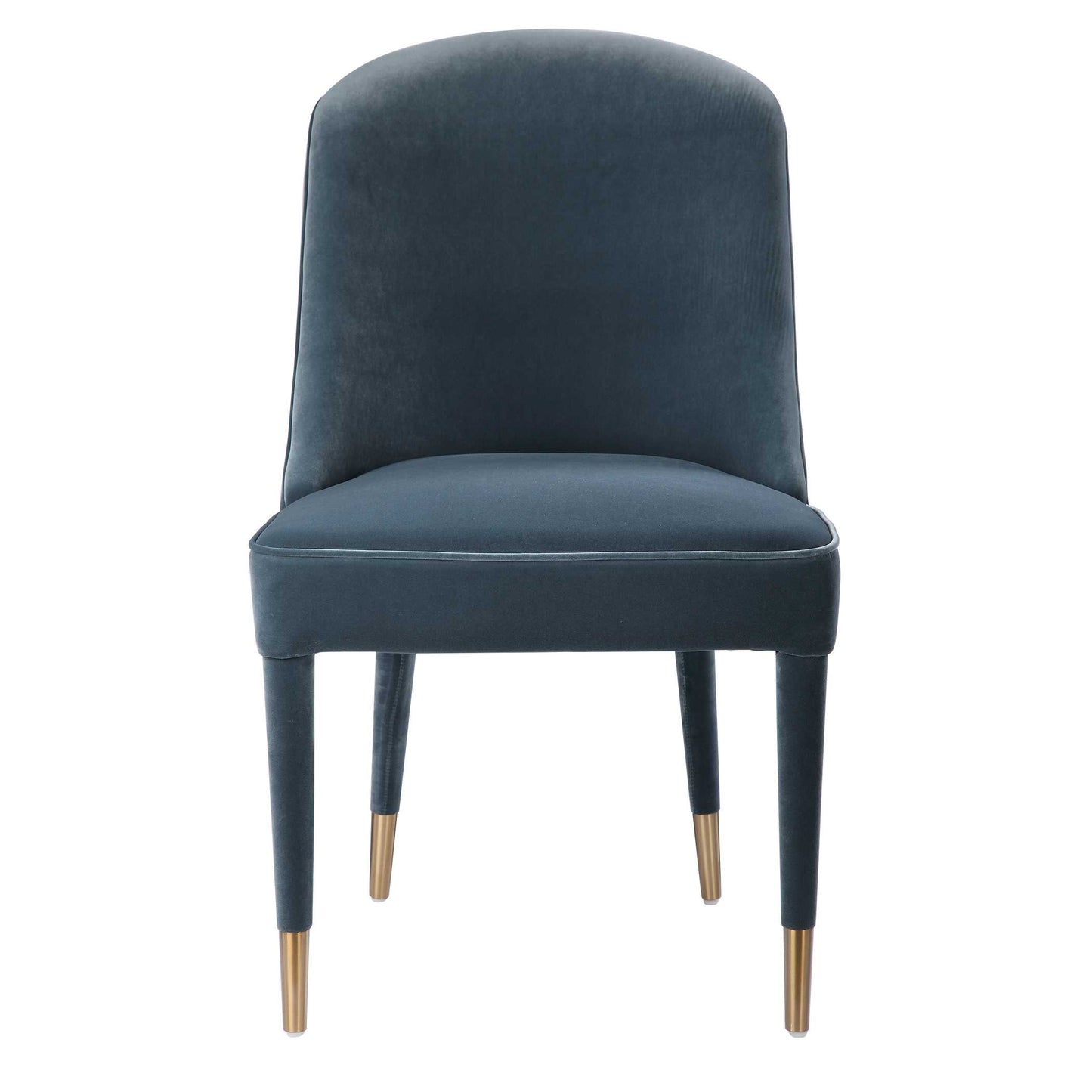 Brie Armless Chair Blue Set Of 2