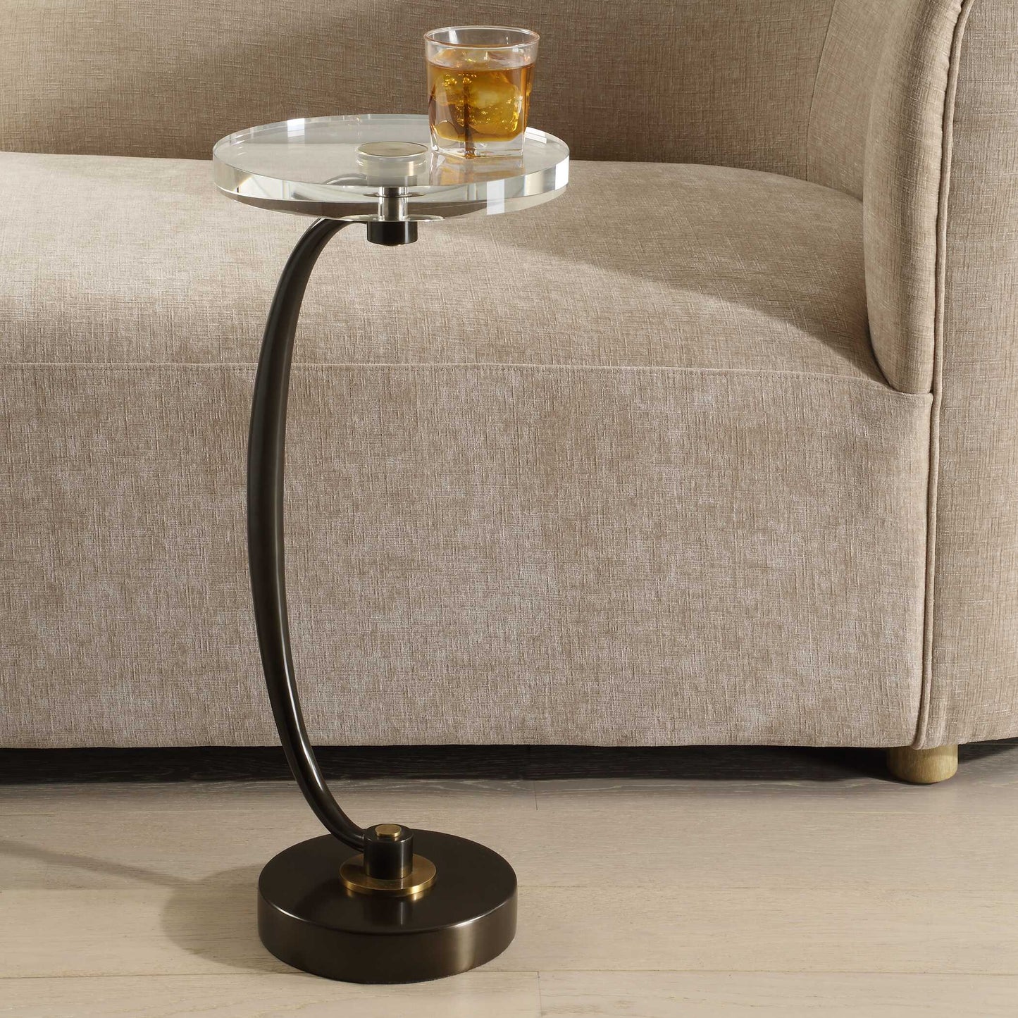 Waveney Bronze Drink Table
