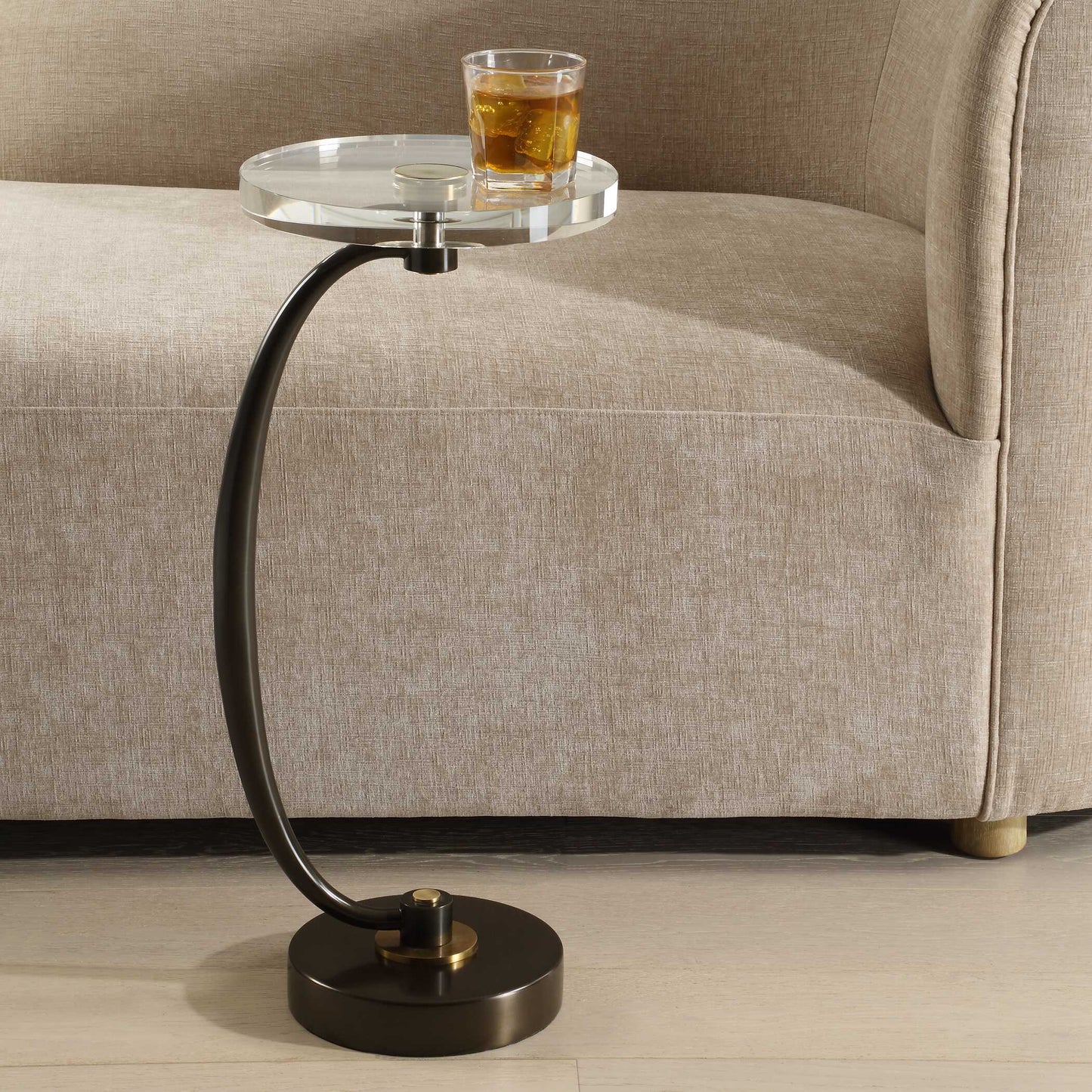 Waveney Bronze Drink Table