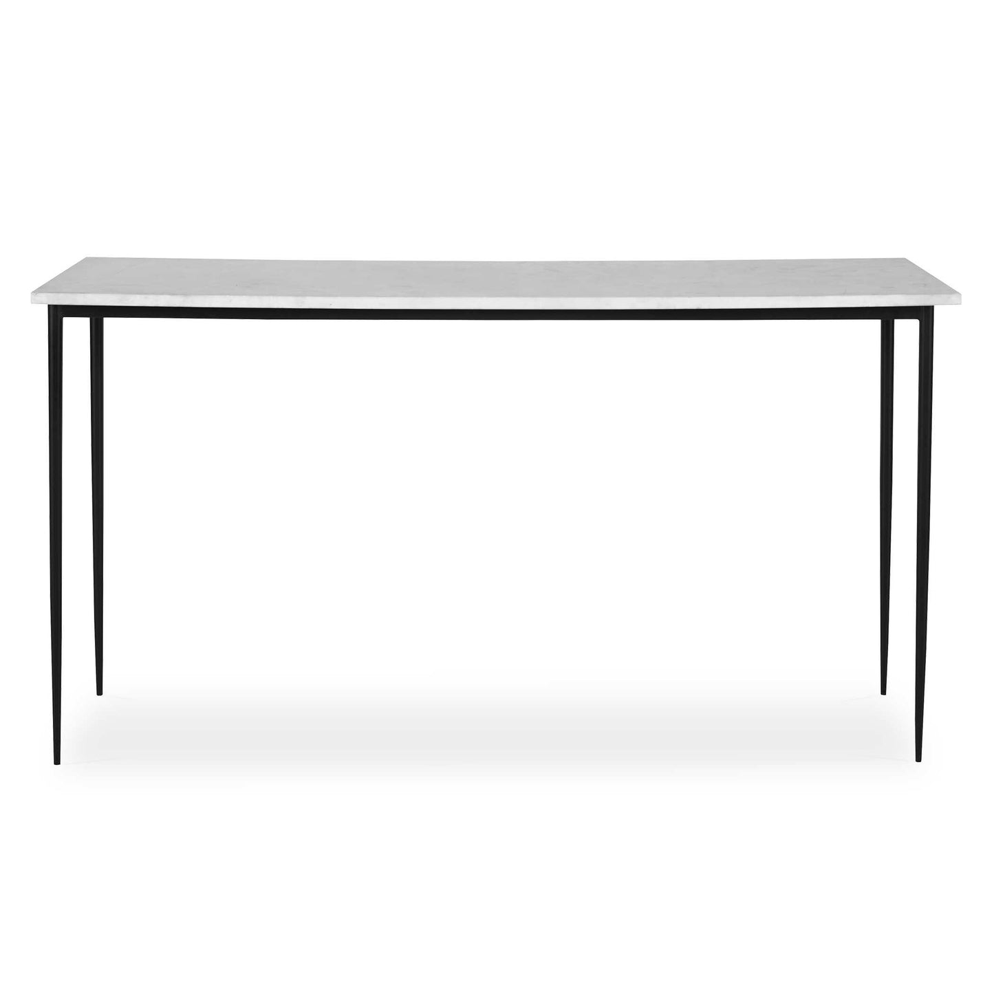 Nightfall White Marble Console Table