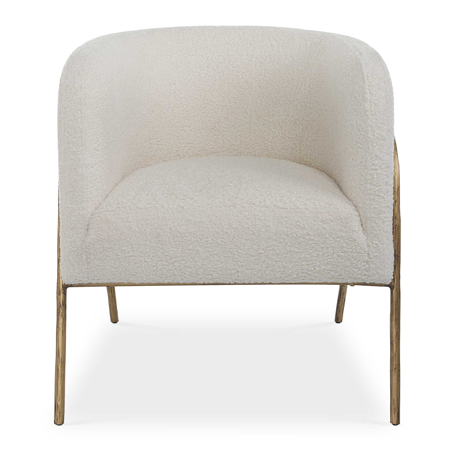 Jacobsen Off White Shearling Accent Chair