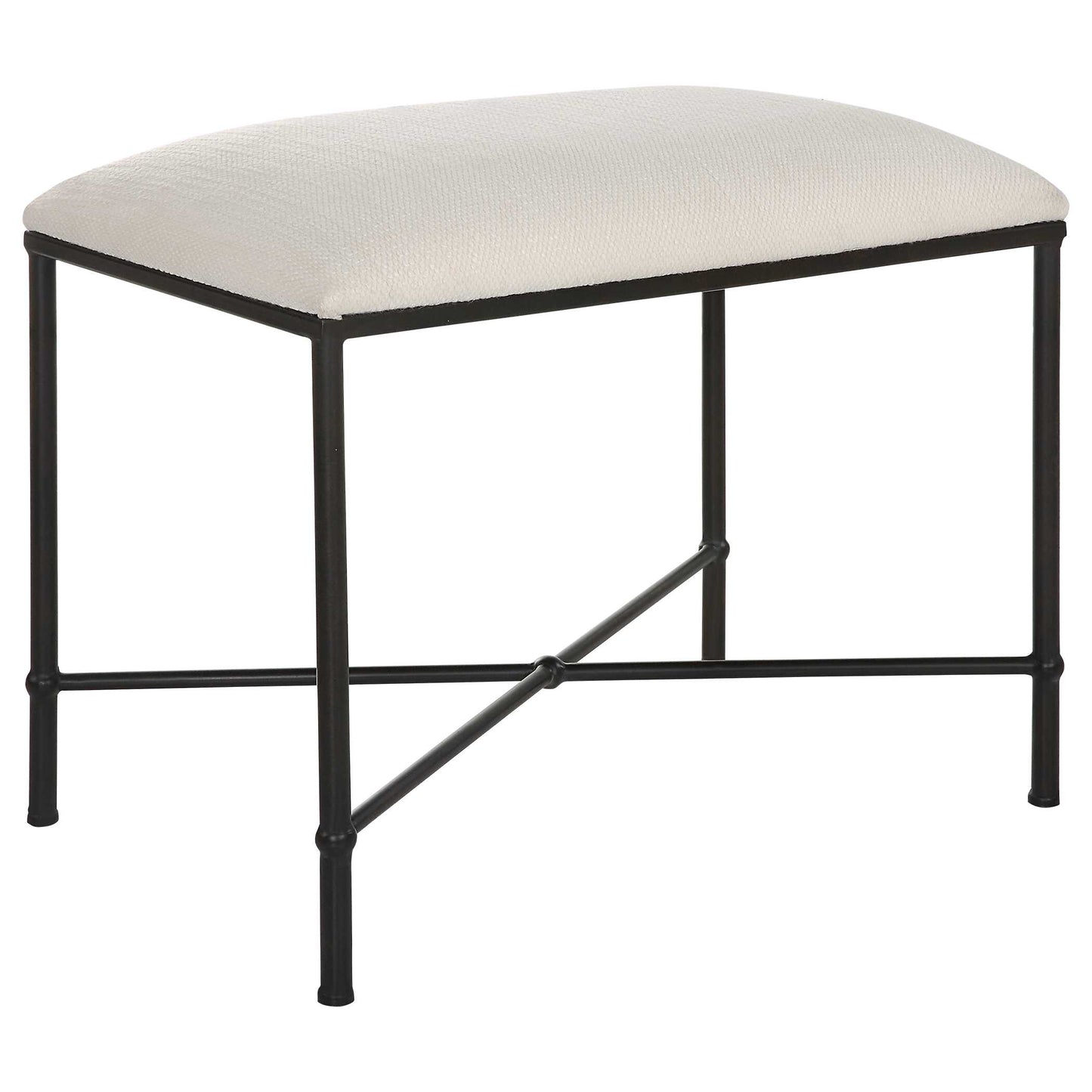 Avenham Small Black Framed Bench