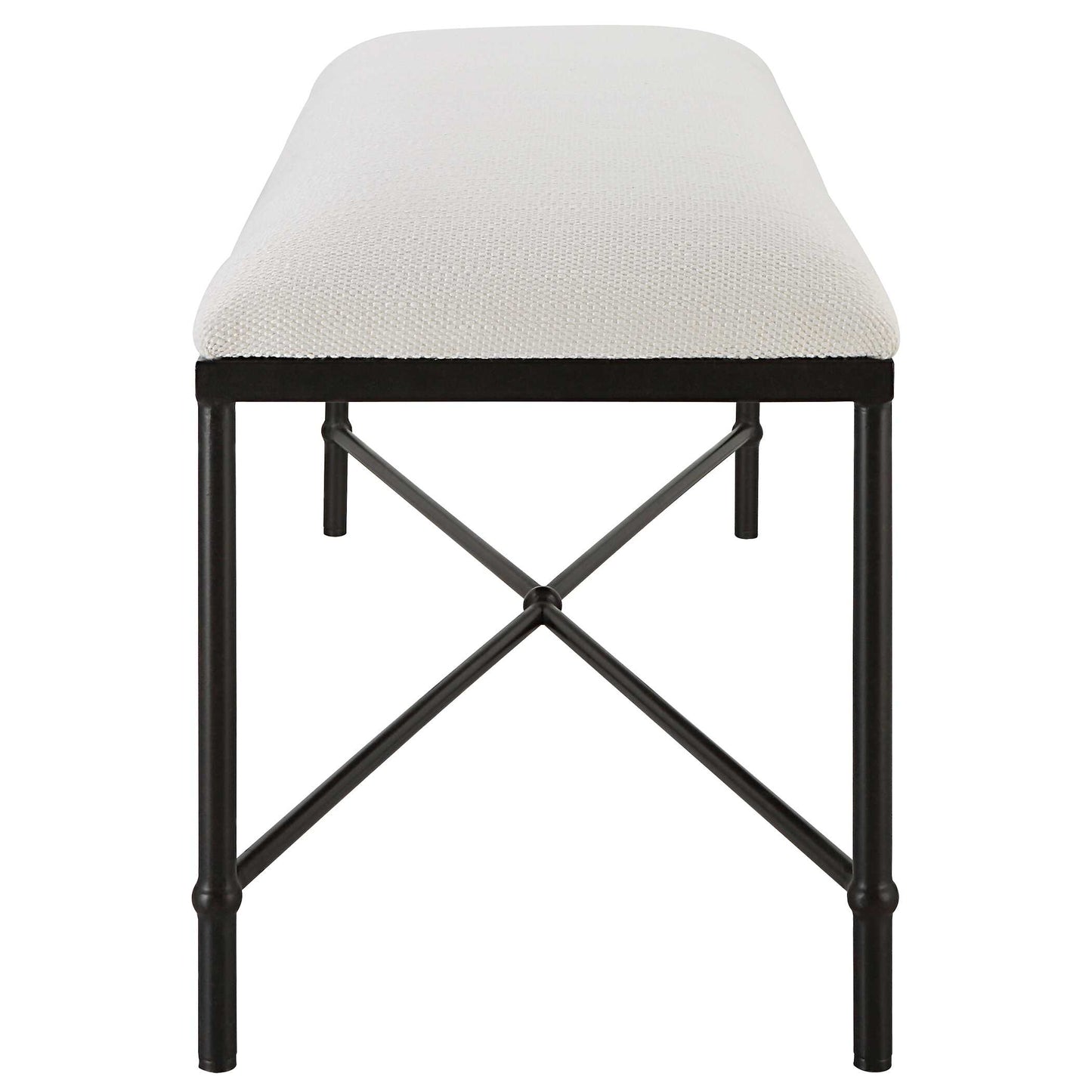 Avenham Black Framed Bench