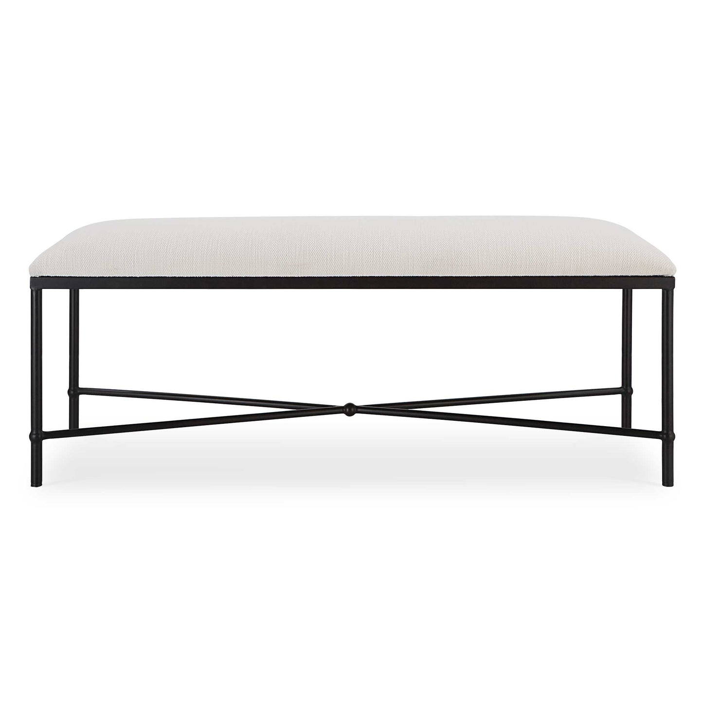Avenham Black Framed Bench