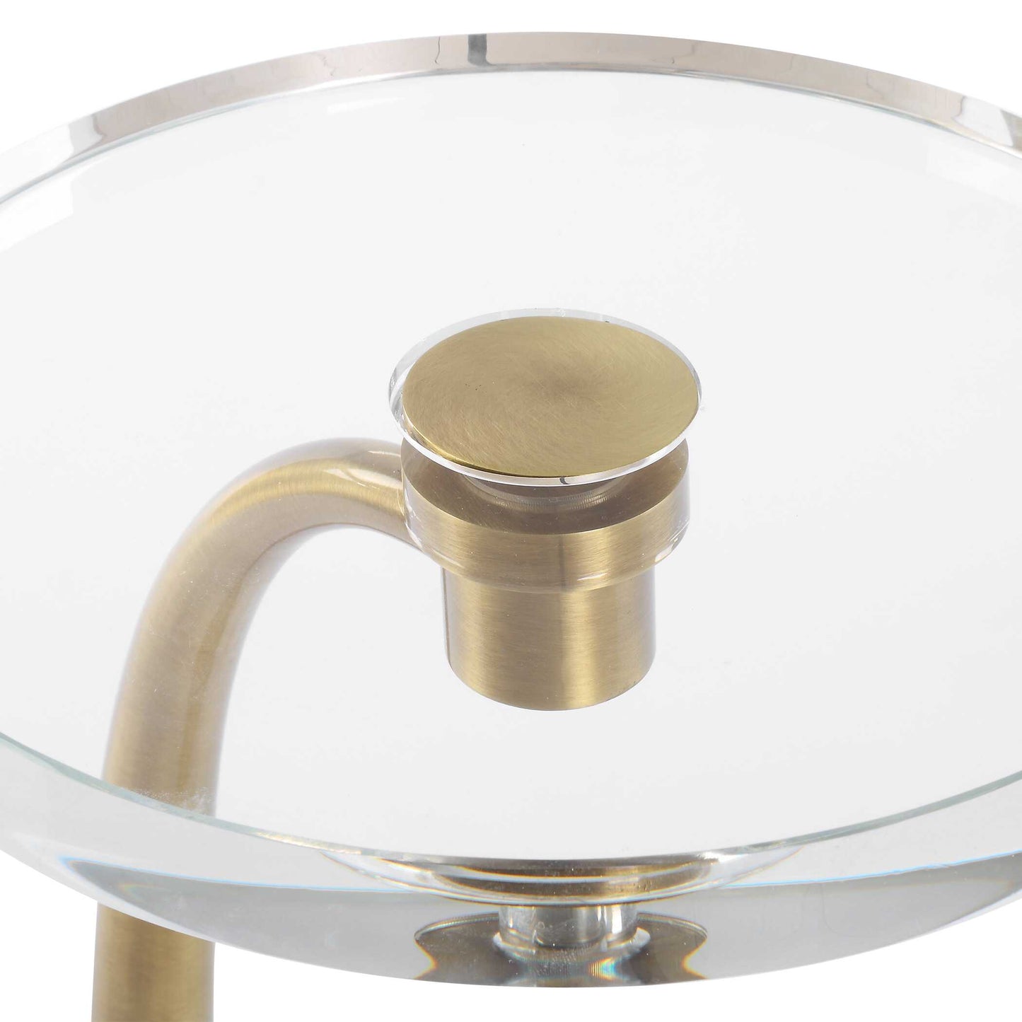 Waveney Brass Drink Table