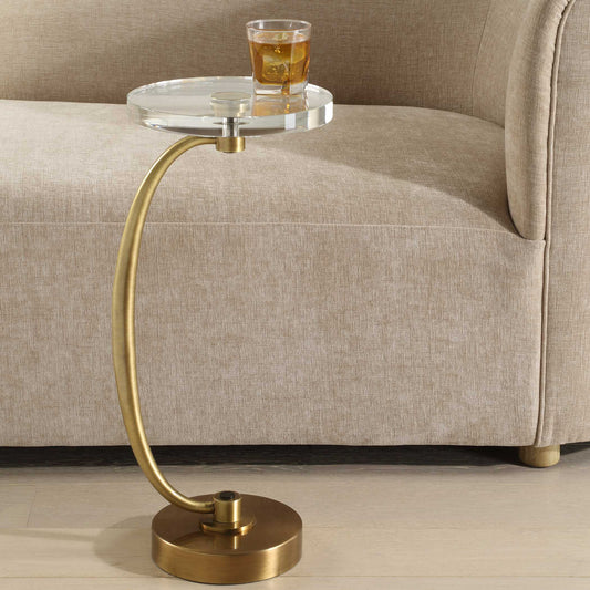 Waveney Brass Drink Table