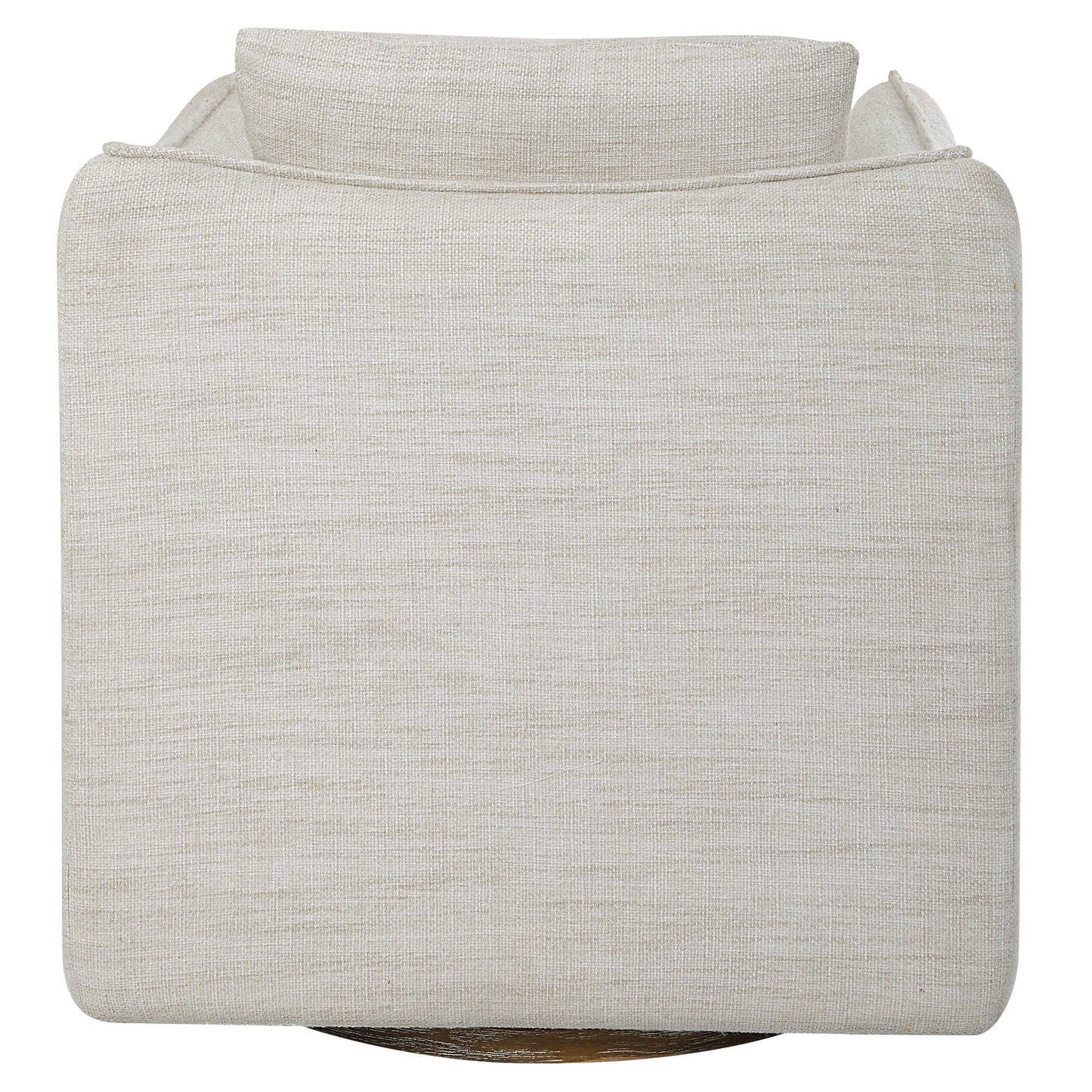 Corben White Swivel Armchair