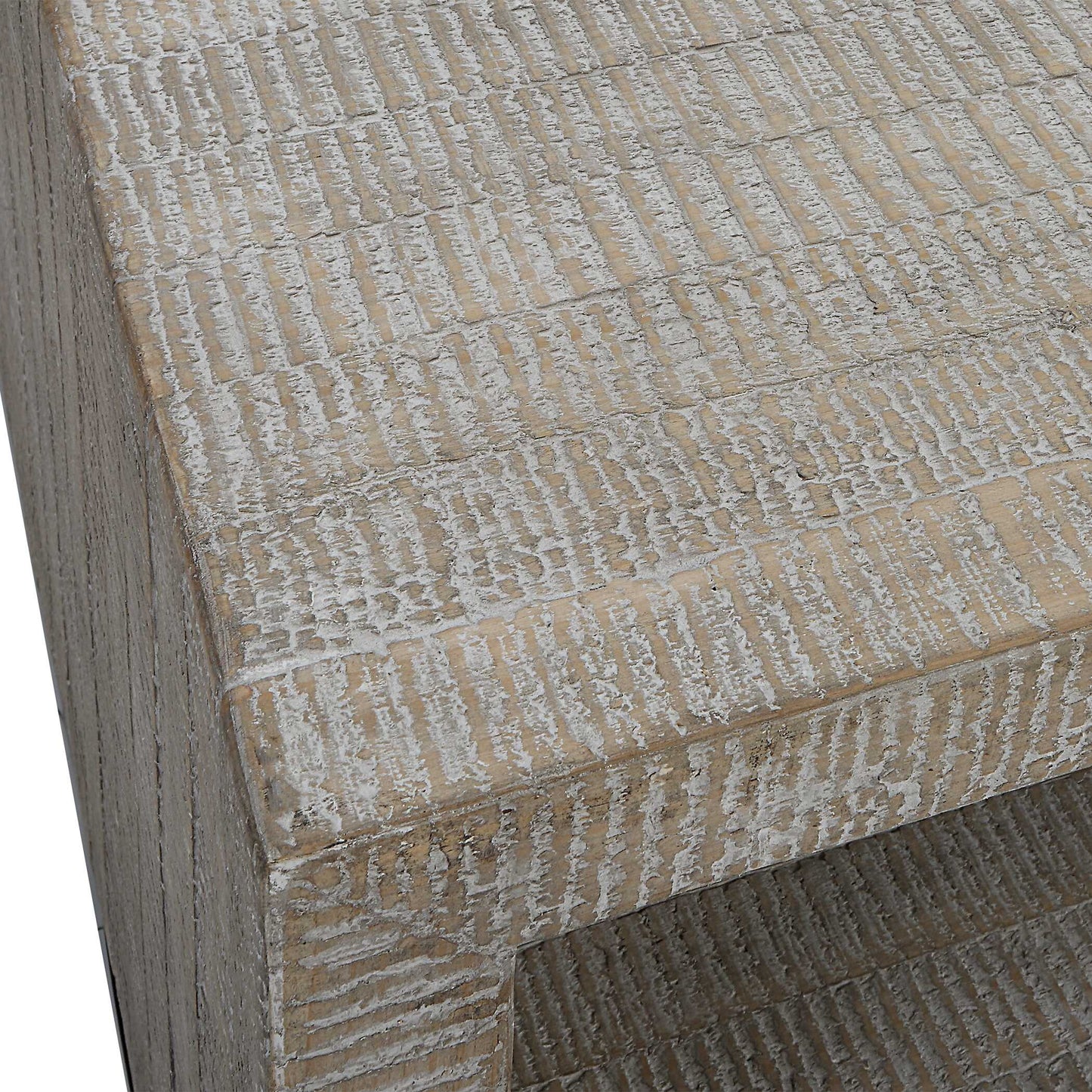 Bosk White Washed Coffee Table