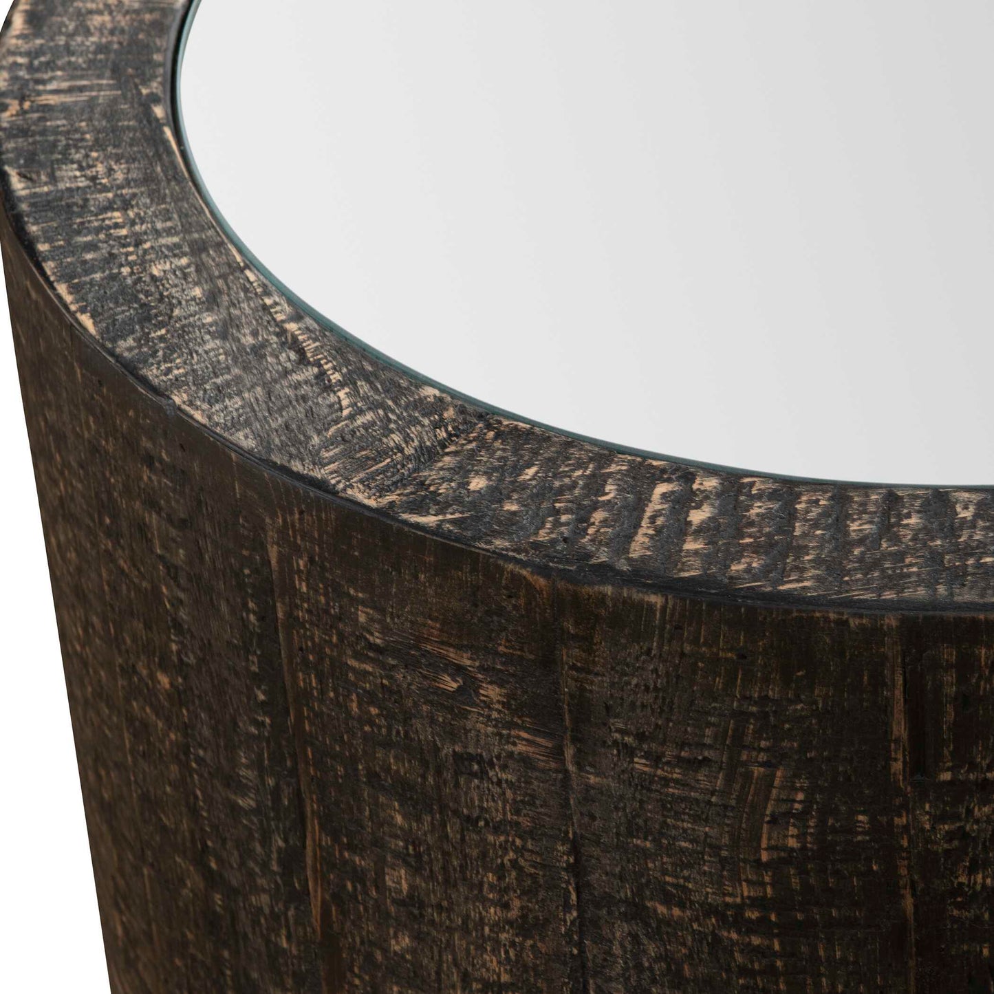 Sequoia Mirrored Drum Table