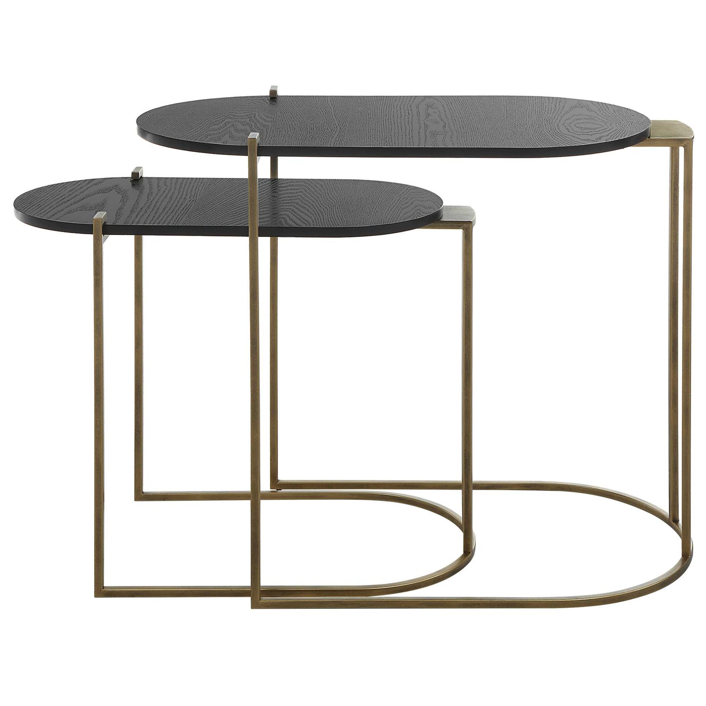 Aztec Wood Nesting Tables Set/2
