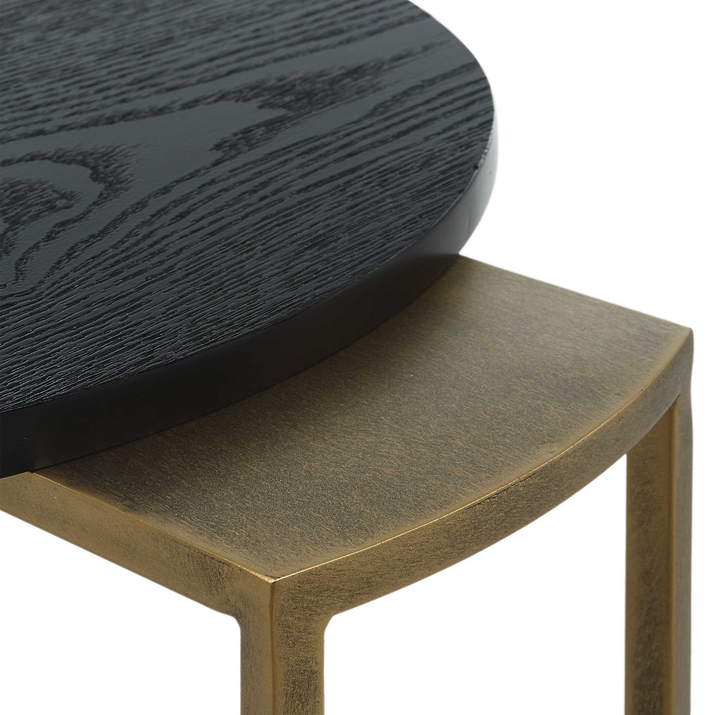 Aztec Wood Nesting Tables Set/2