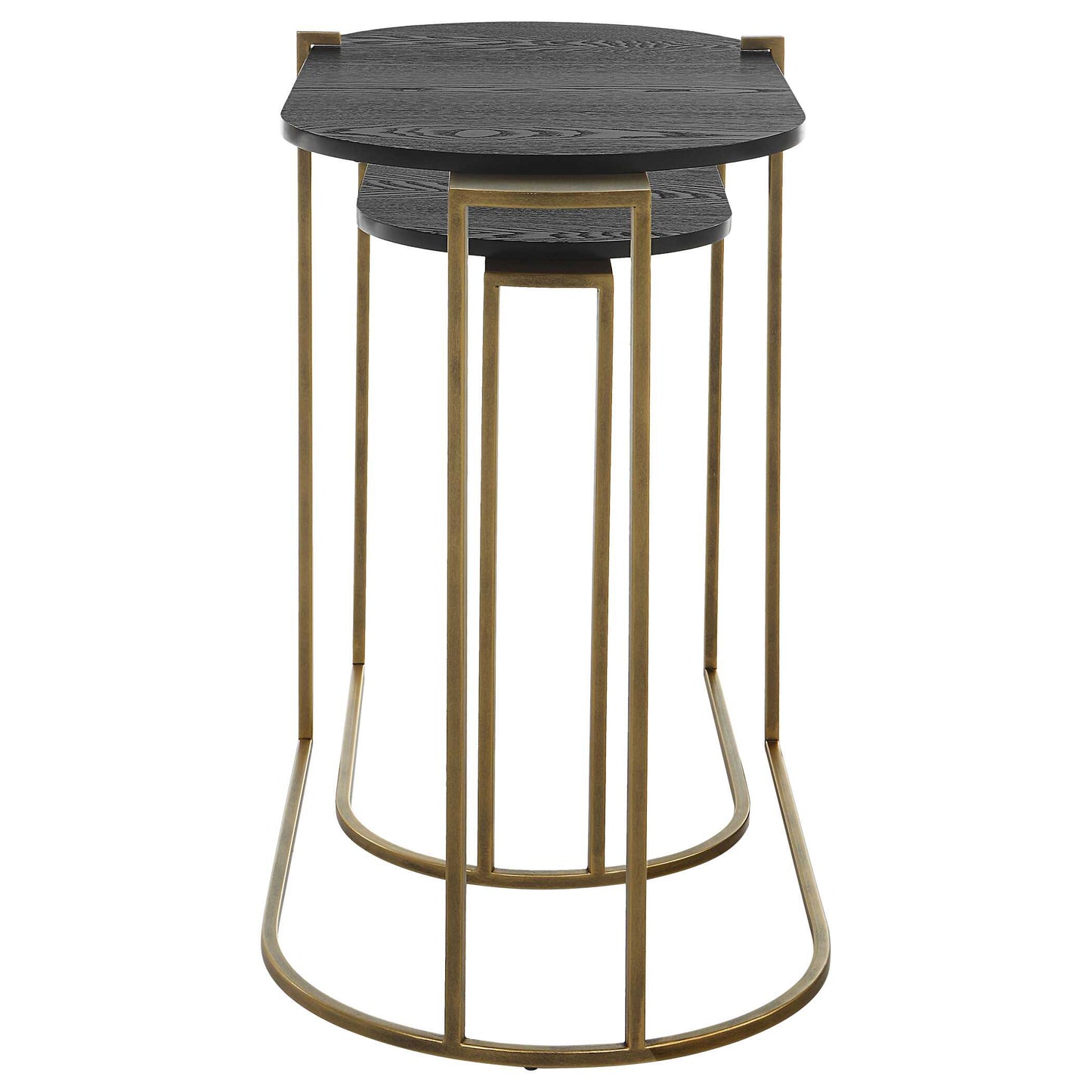 Aztec Wood Nesting Tables Set/2