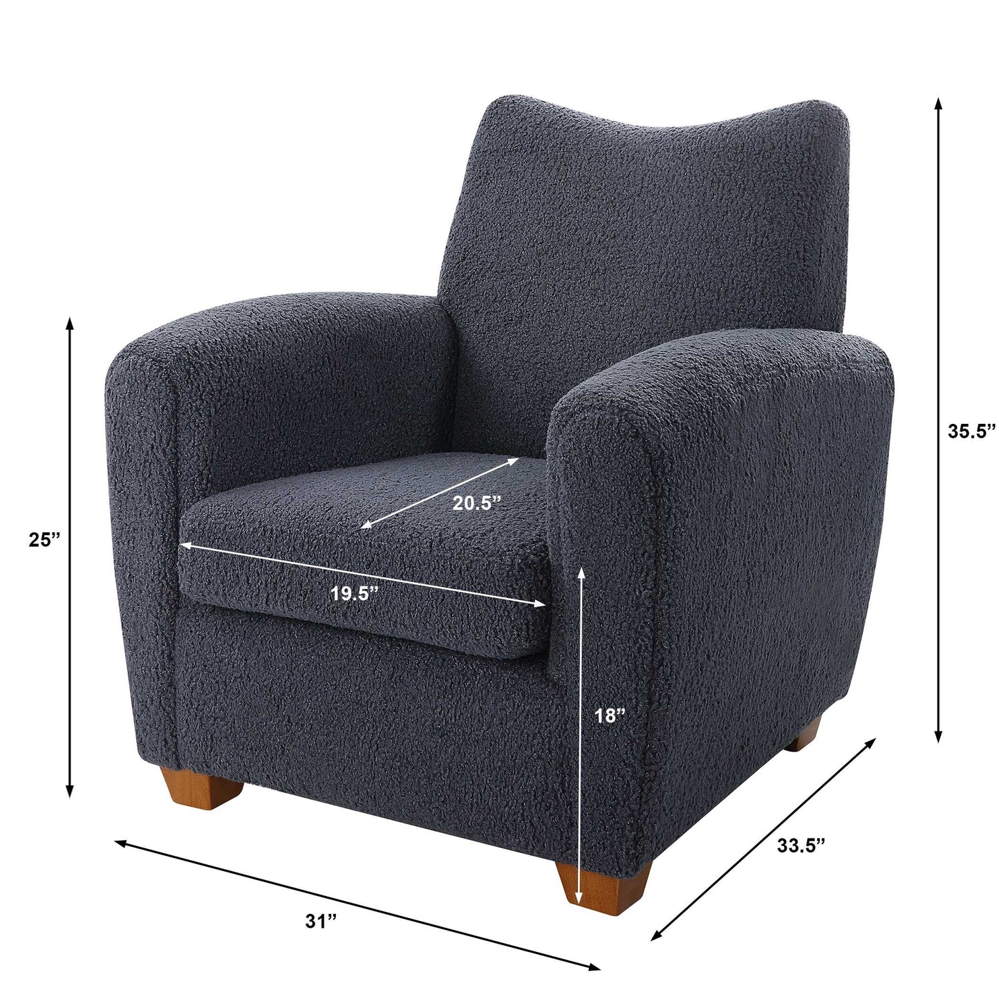 Teddy Slate Accent Chair