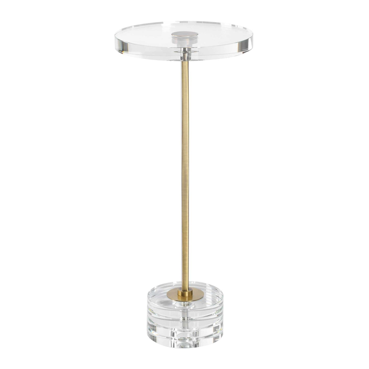 Groove Crystal Drink Table