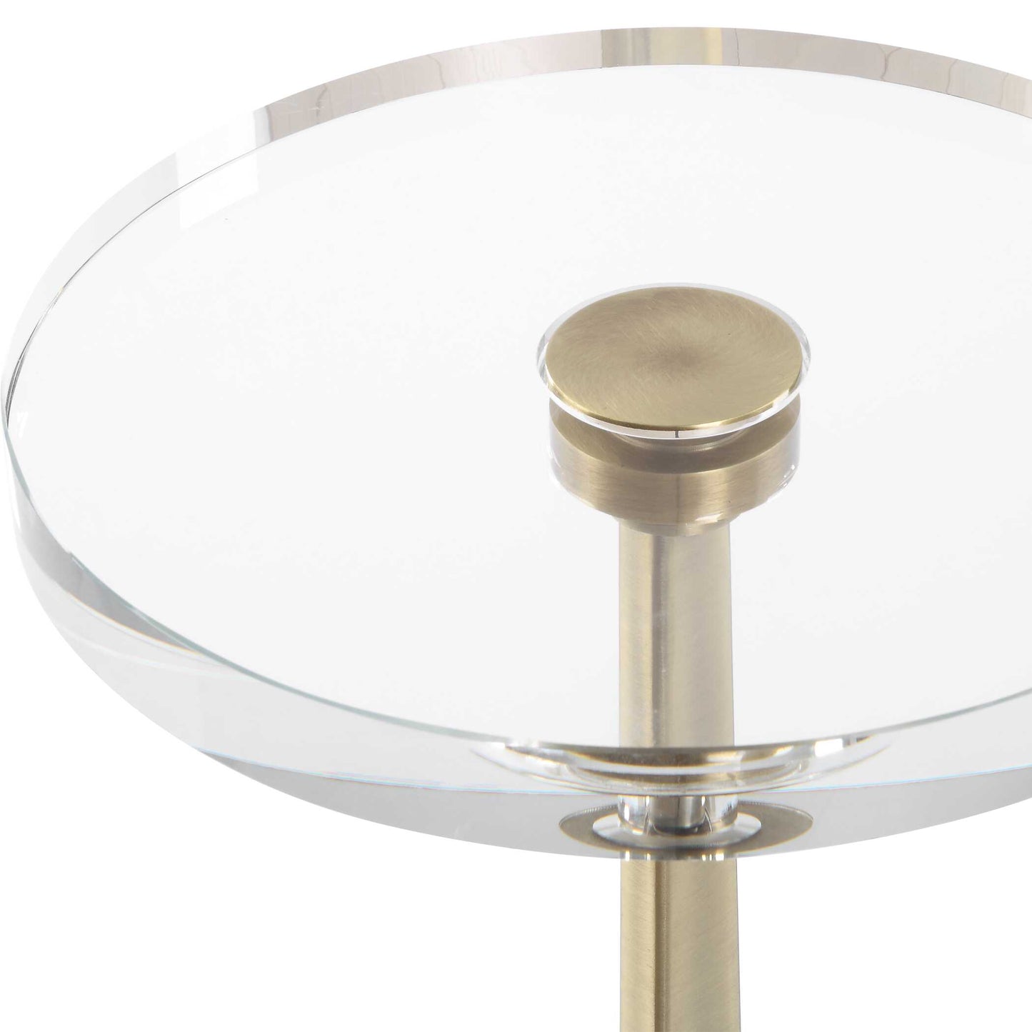 Groove Crystal Drink Table