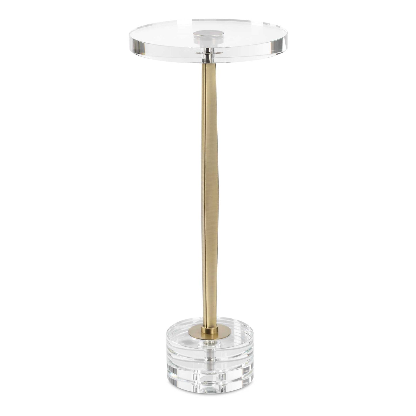 Groove Crystal Drink Table