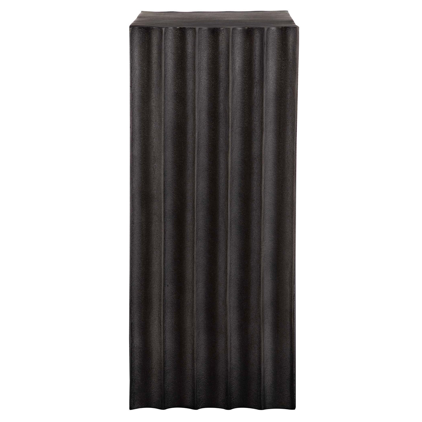 In The Groove Aluminum Accent Table