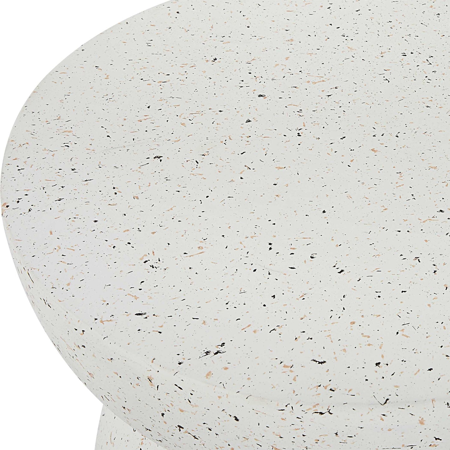 Inhale Cast White Accent Table