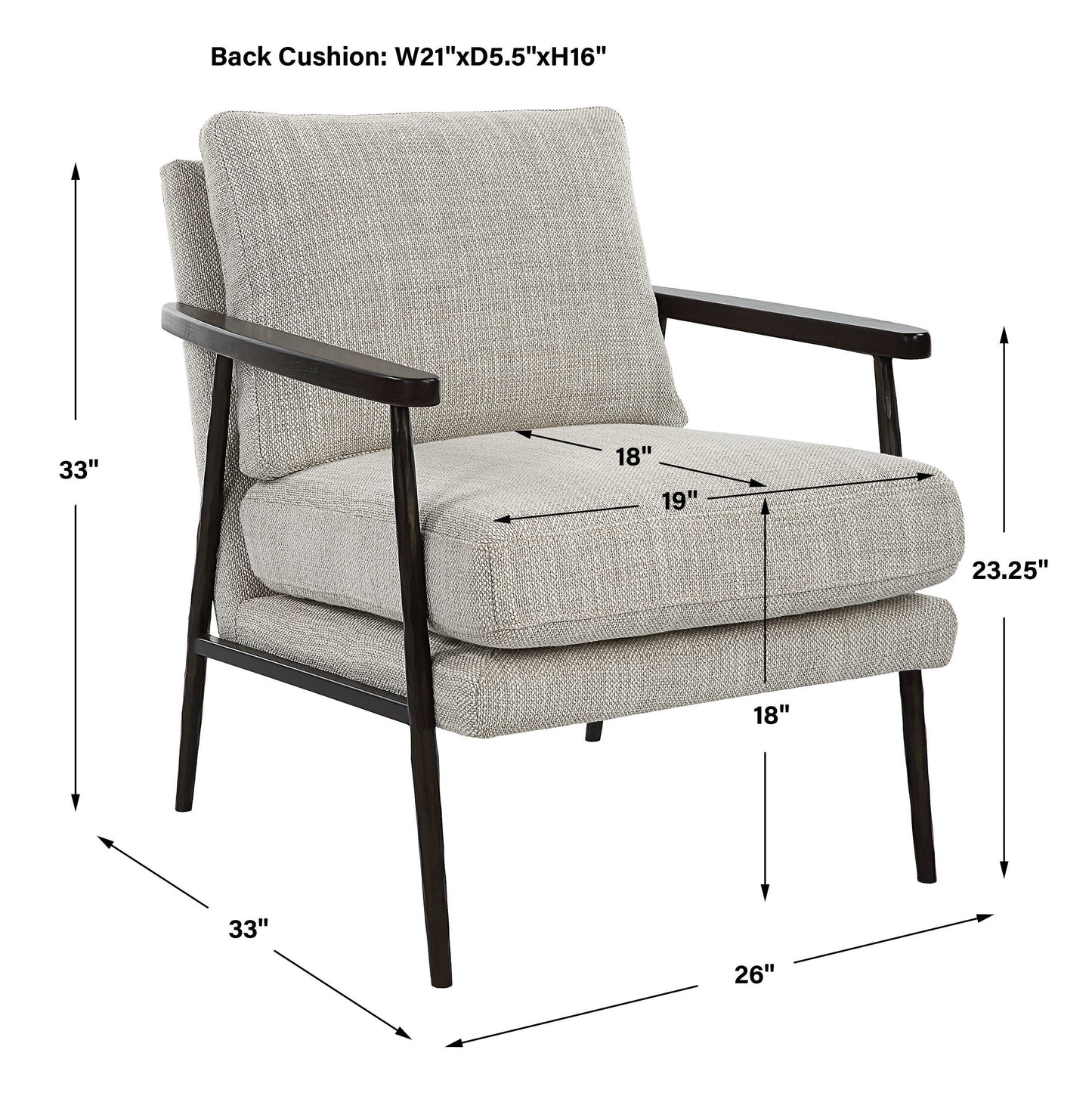 Sebastian Cast Iron Accent Chair