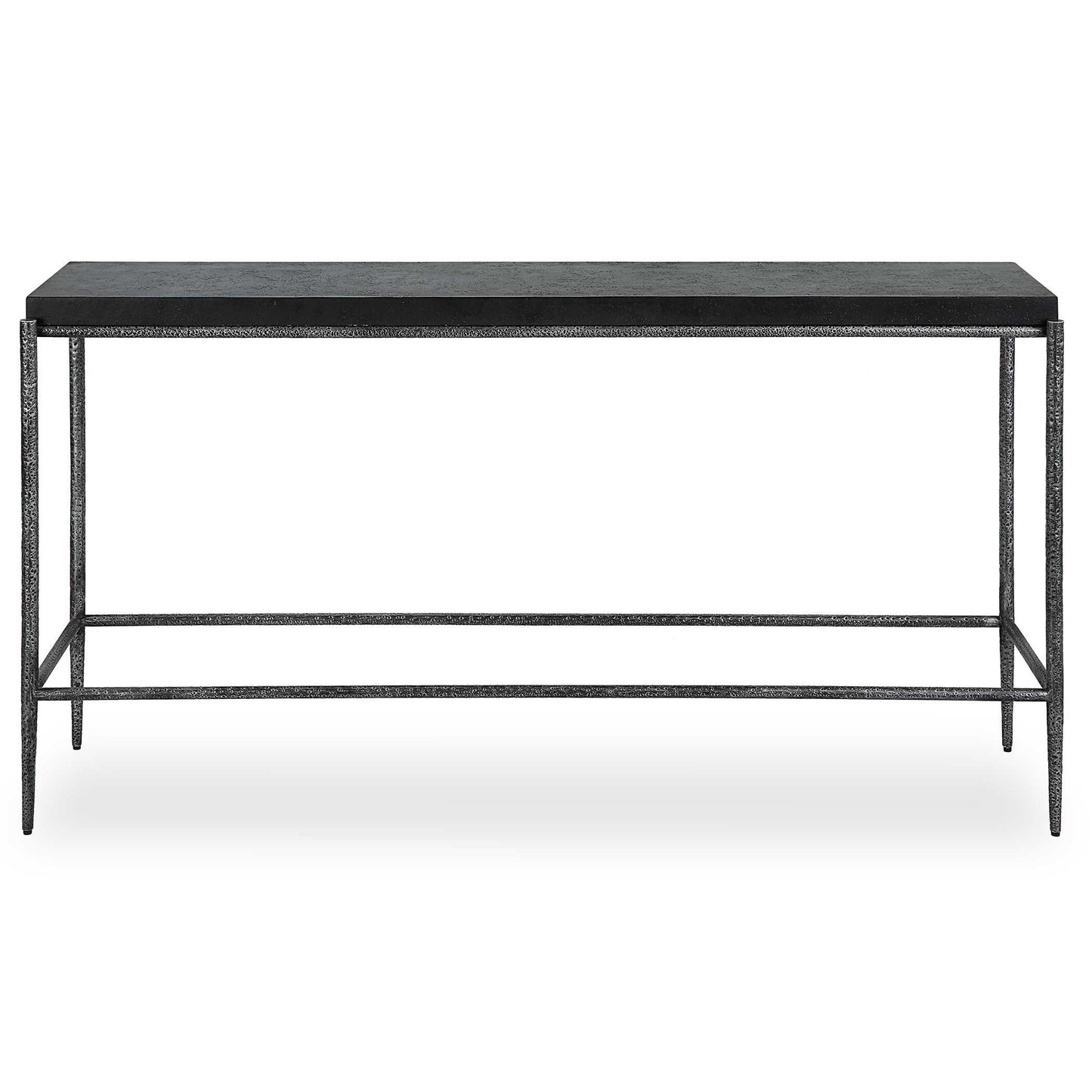 Crescendo Black Concrete Console Table