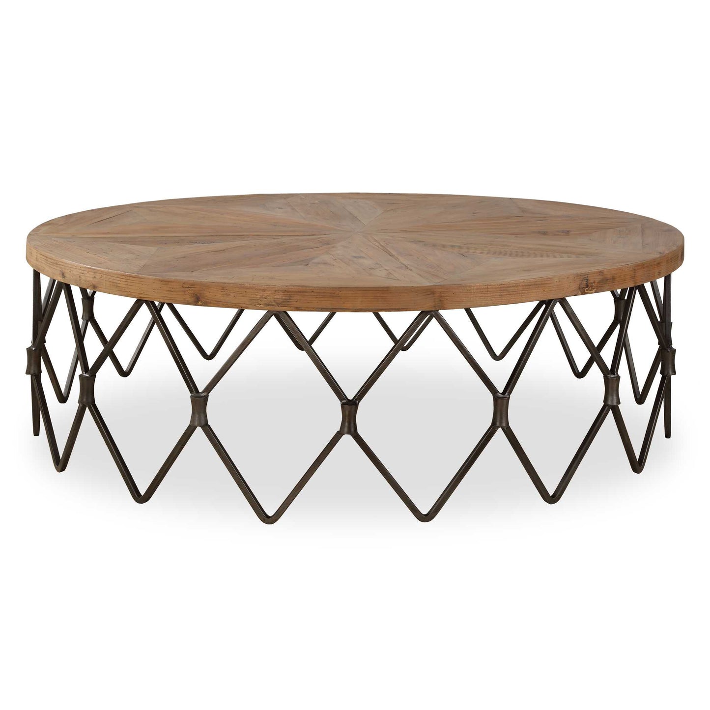Chain Reaction Wooden Coffee Table