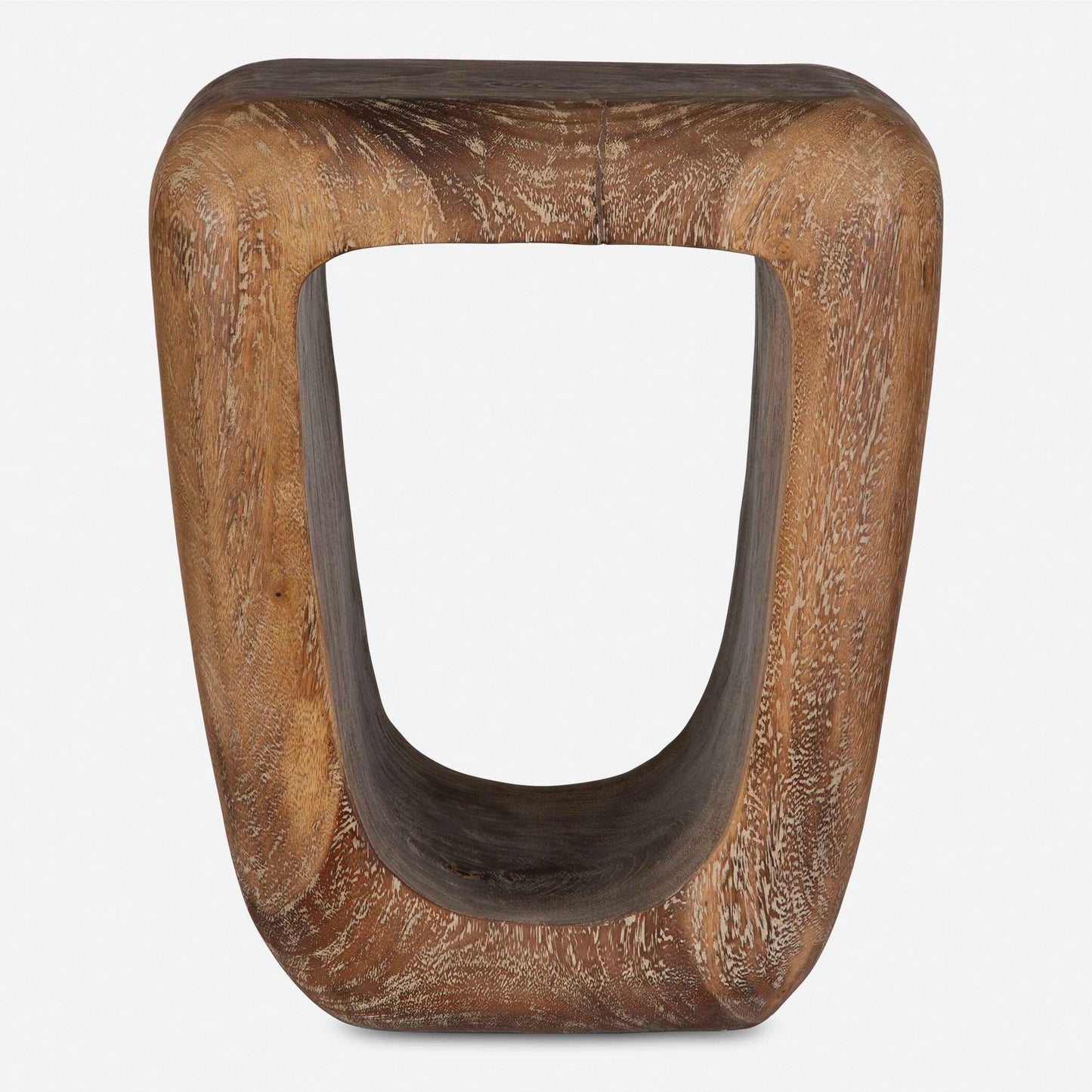 Loophole Bleached Wash Accent Stool