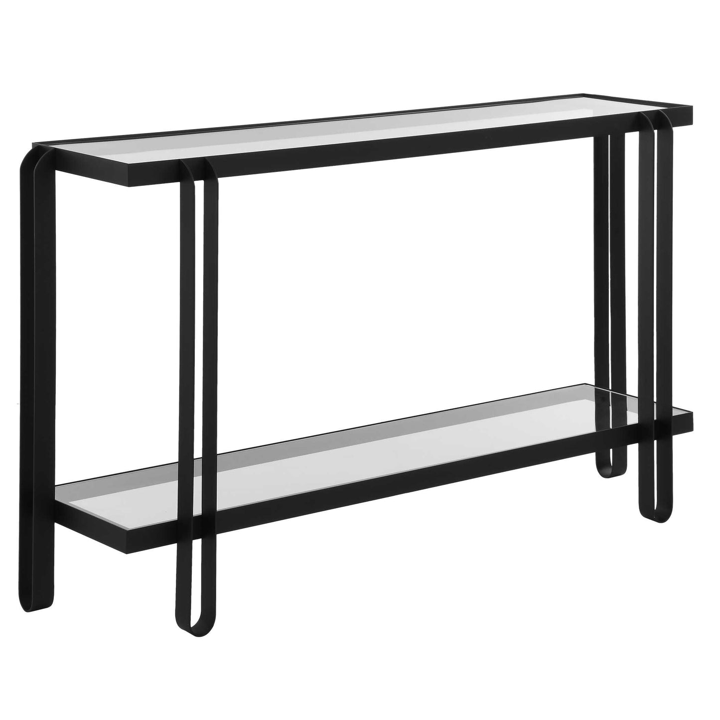 Shadow Black Iron Console Table