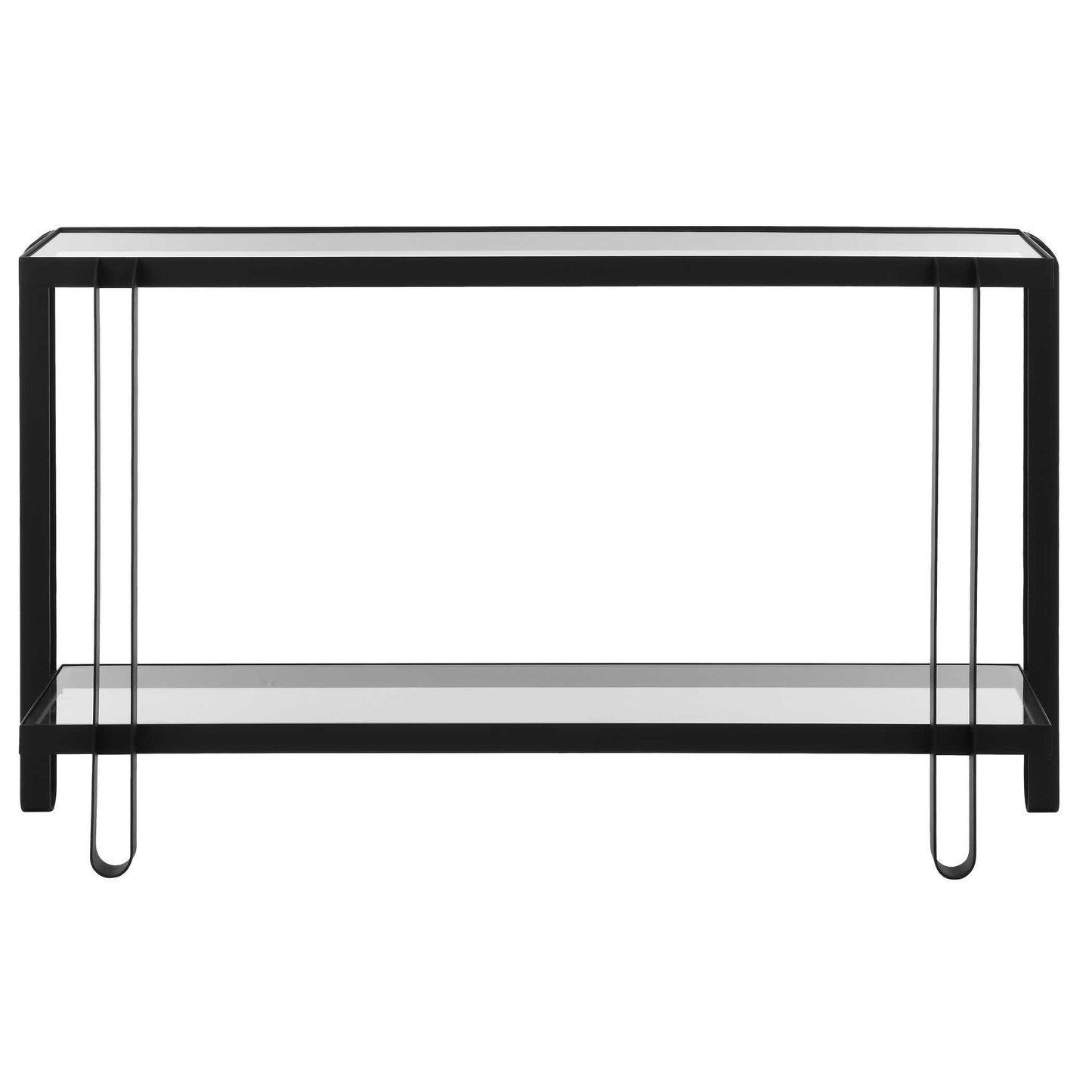 Shadow Black Iron Console Table
