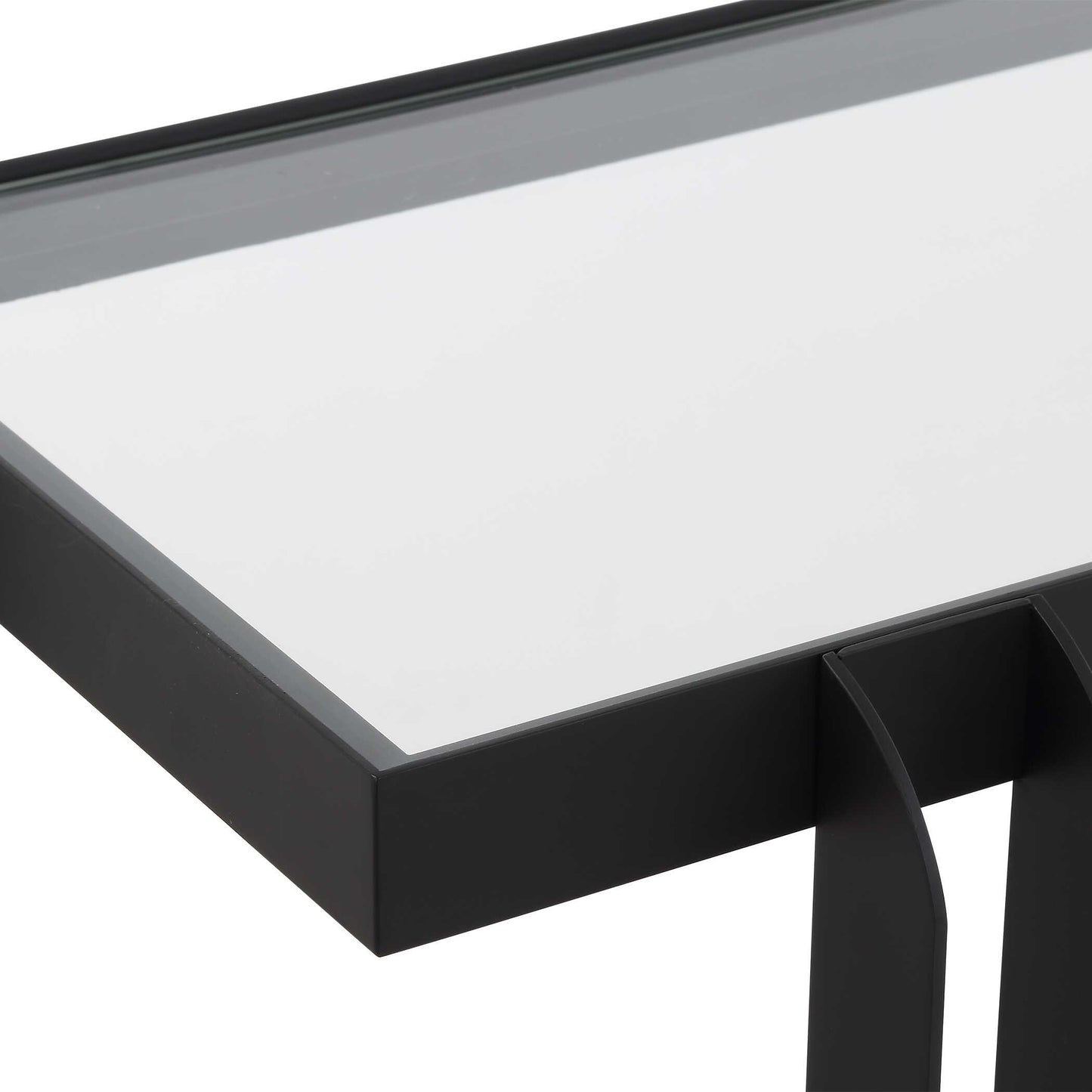 Shadow Black Iron Console Table