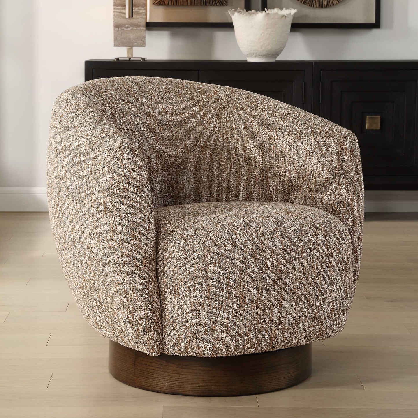 Dunes Fabric Swivel Chair