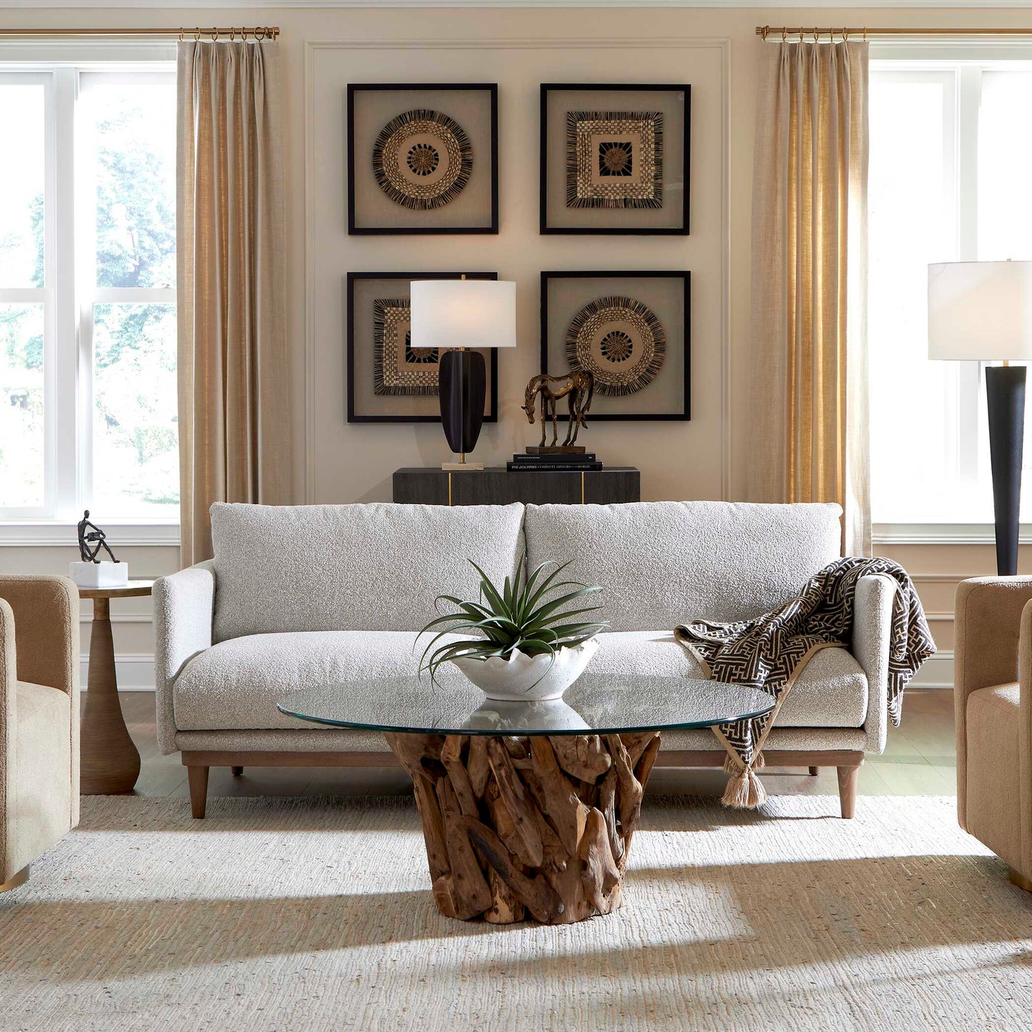 Freefall Gray Ceruse Sofa