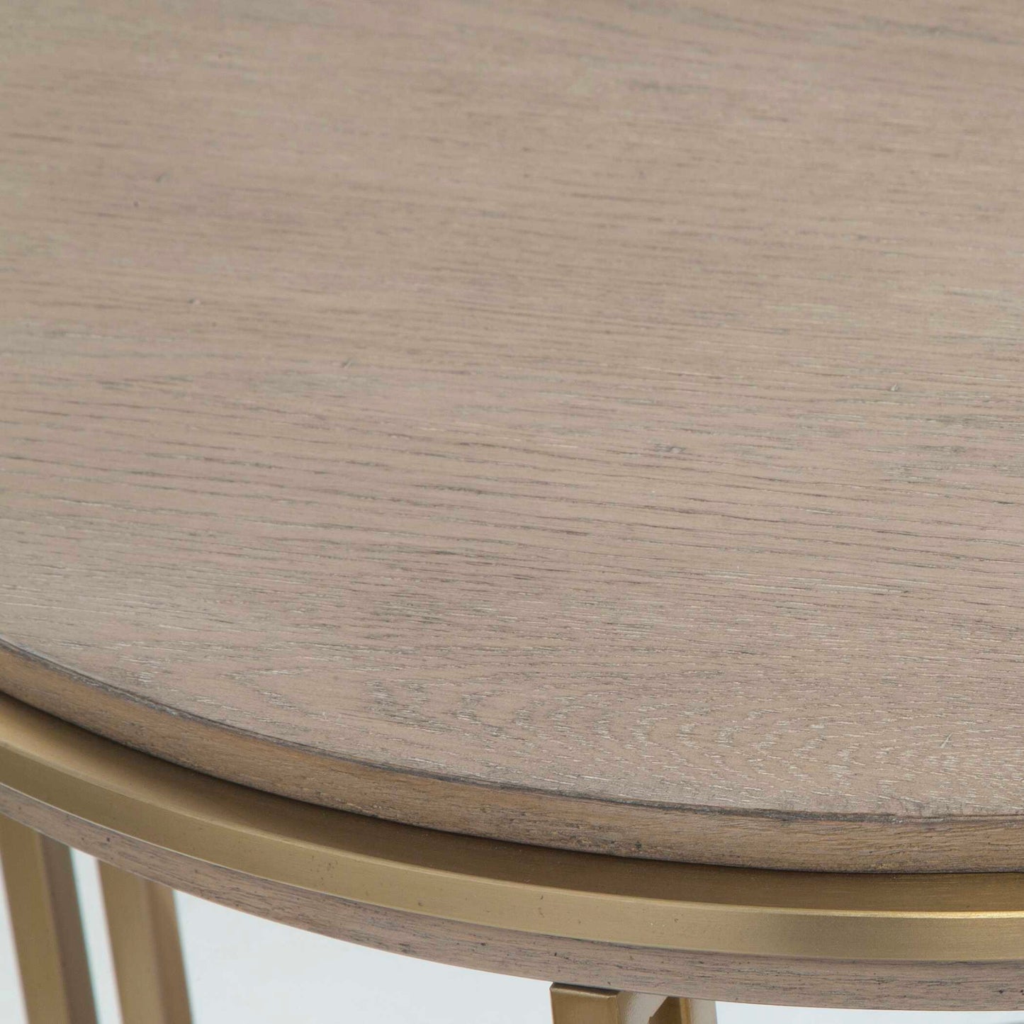 Elise Round Brass Side Table