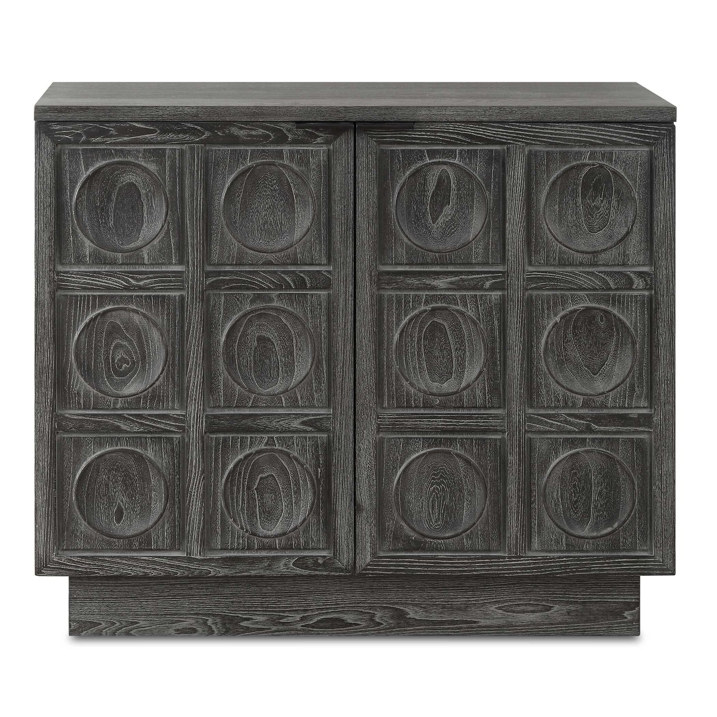 Shelby 2 Door Ebony Stained Cabinet