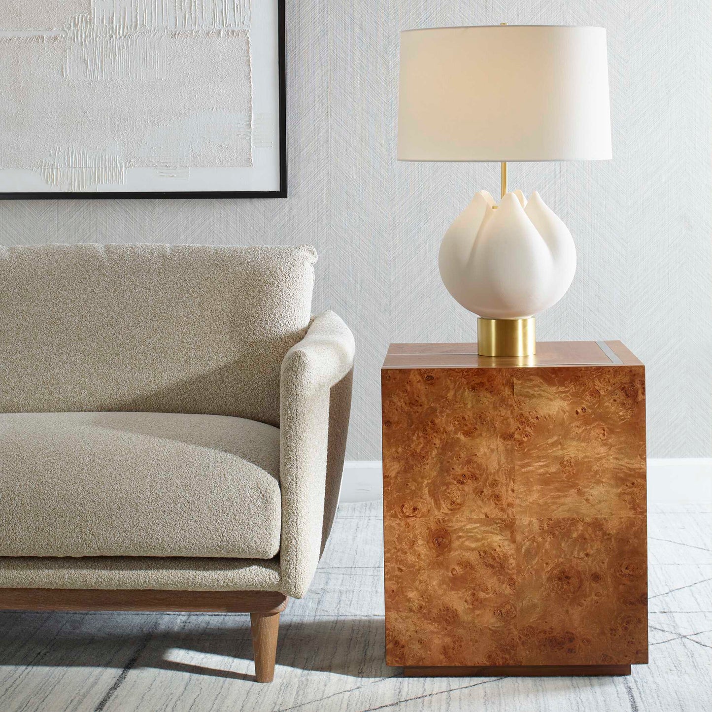 Seven Wonders Wooden Side Table