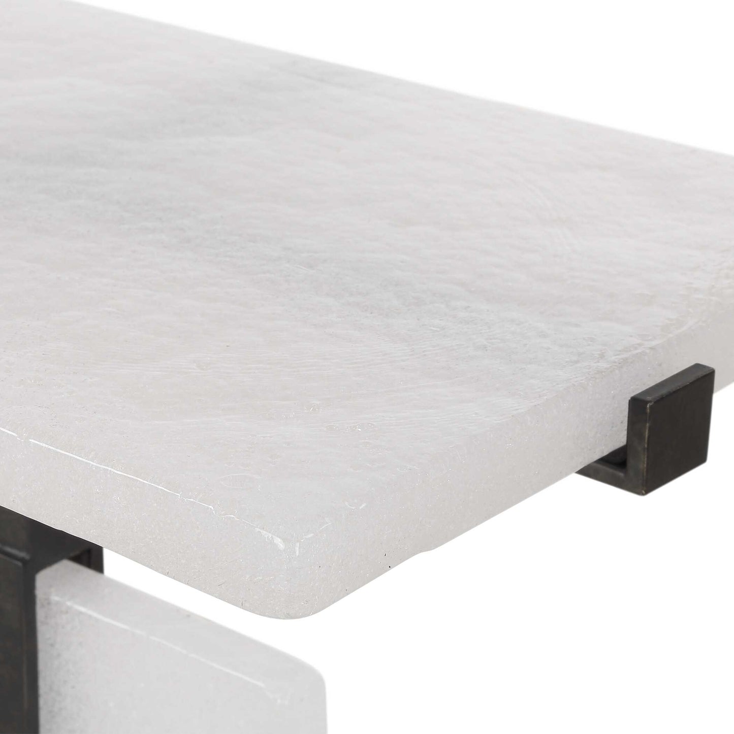 Elements Bubble Glass Accent Table