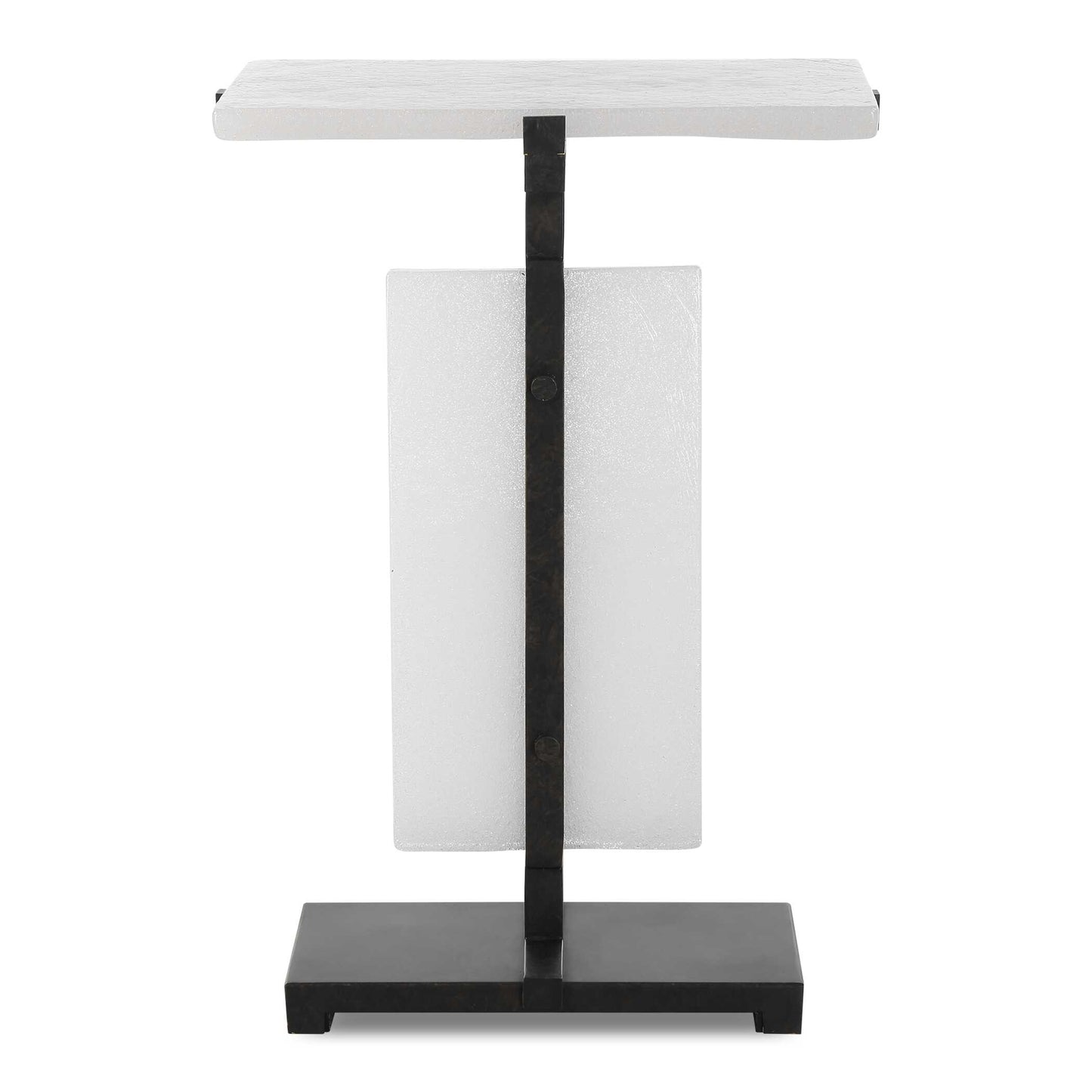 Elements Bubble Glass Accent Table