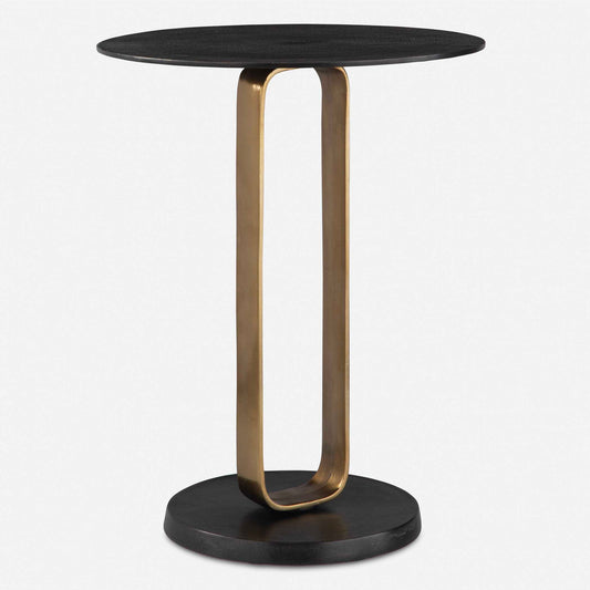 Aperture Brass Accent Table