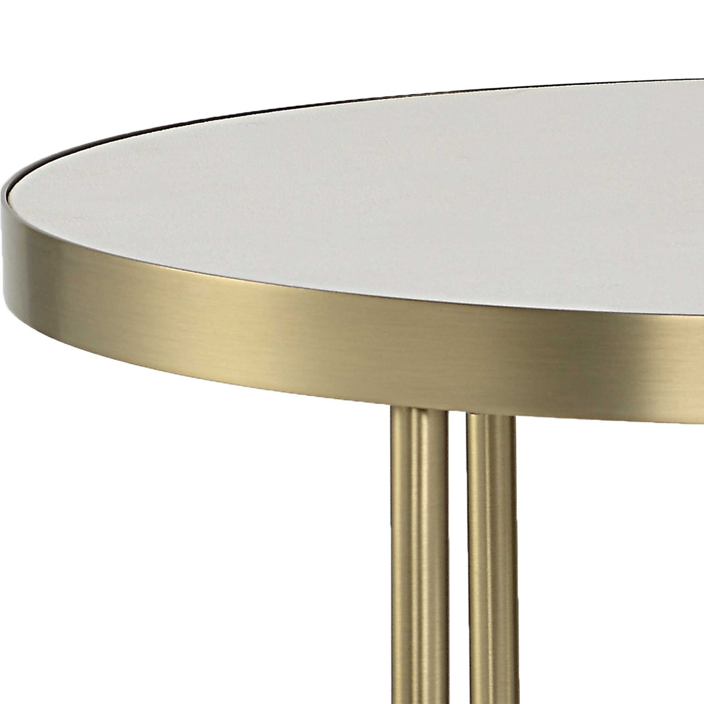 Aragon White Nesting Tables Set/2