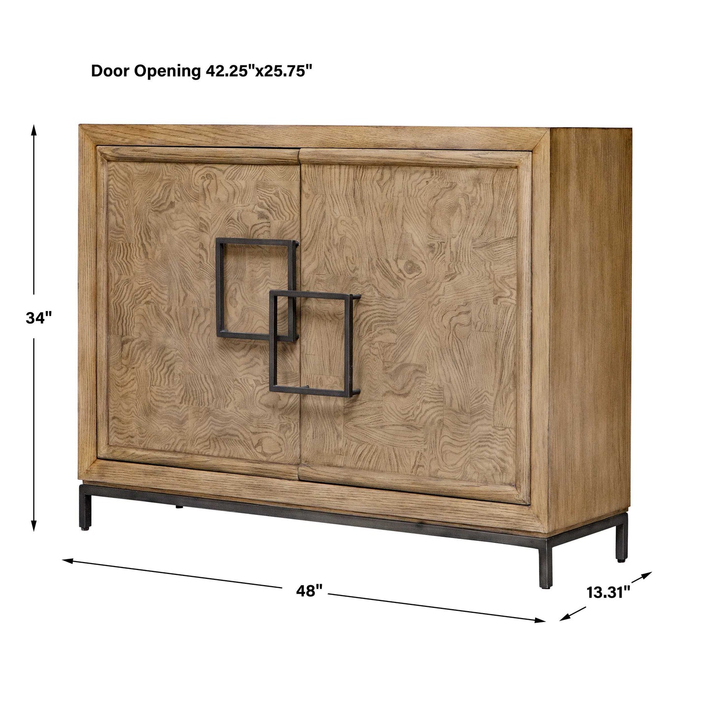 Paltrow Burl 2 Door Cabinet