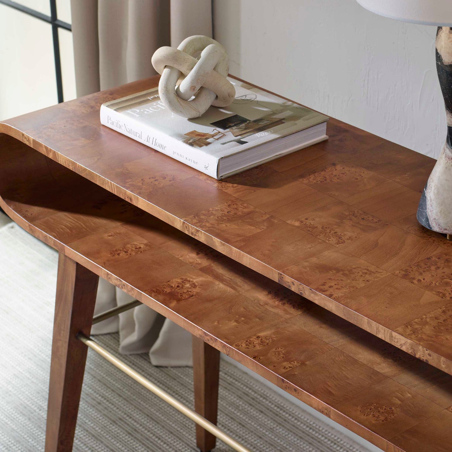 Ledger Mid-Century Console Table