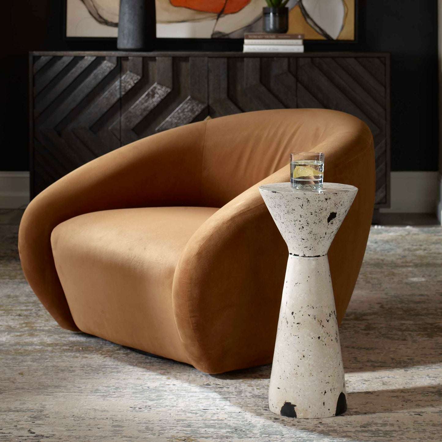 Lenora Stone Drink Table