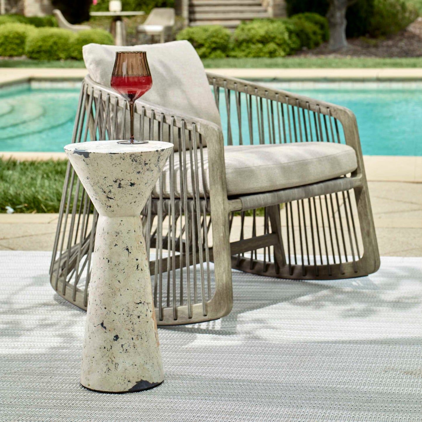 Lenora Stone Drink Table