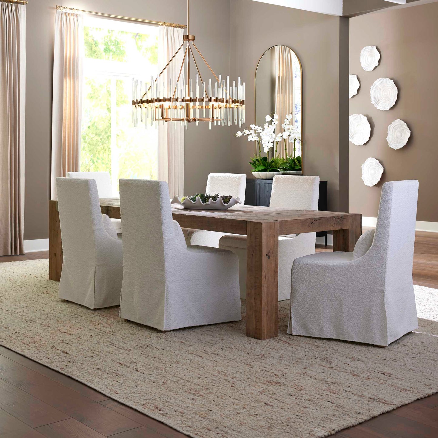 Aldan Reclaimed Oak Dining Table